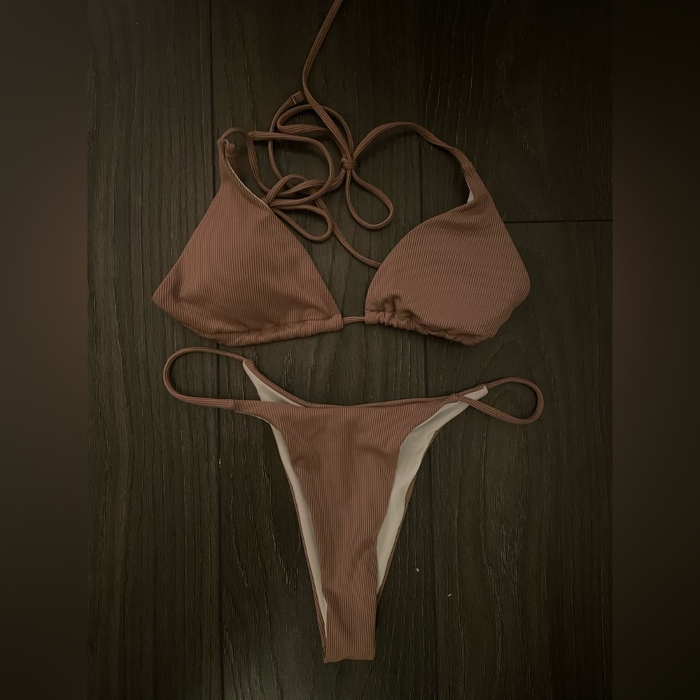 Brown Bikini Set